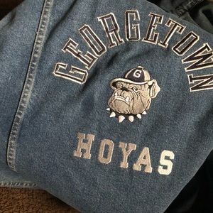 Georgetown Hoyas denim jacket